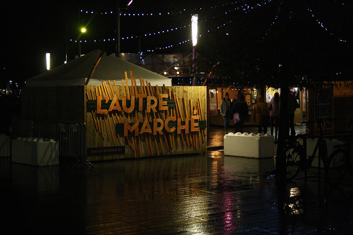 ensigne marché noel atelier moins mais mieux