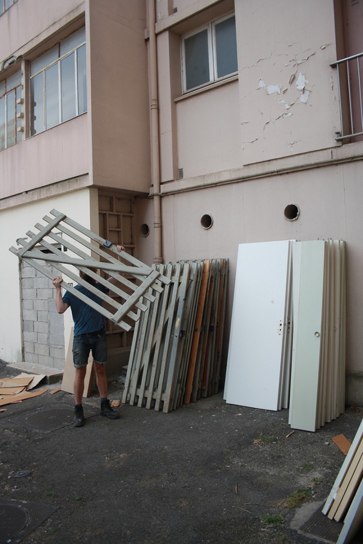 déconstruction porte de cave atelier moins mais mieux